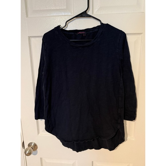 Fresh Produce women's long sleeve black cotton top size small - Picture 1 of 3